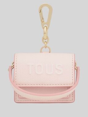 TOUS Pink Mini Bag Charm Keychain